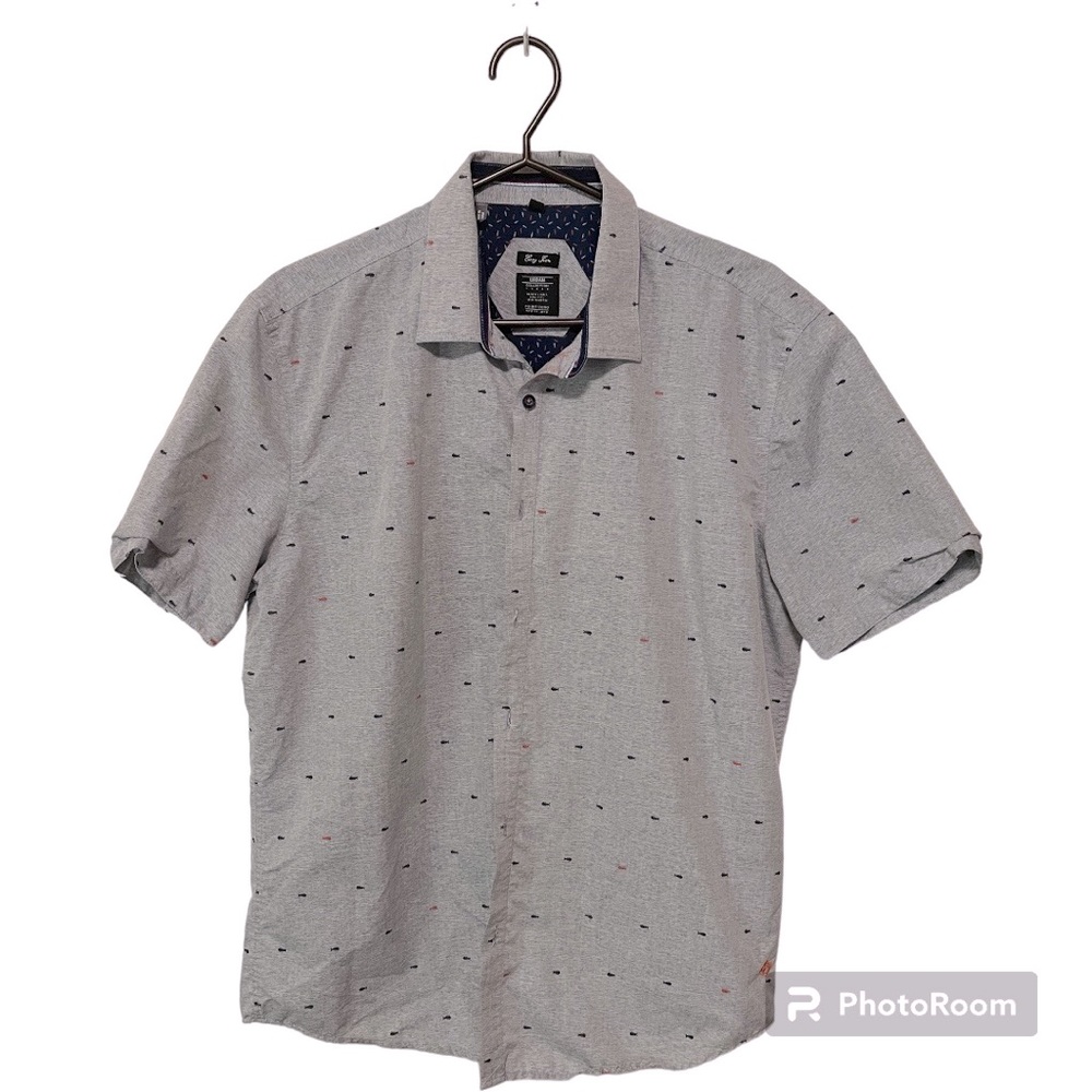 Men’s Large point zero easy iron short sleeve button up